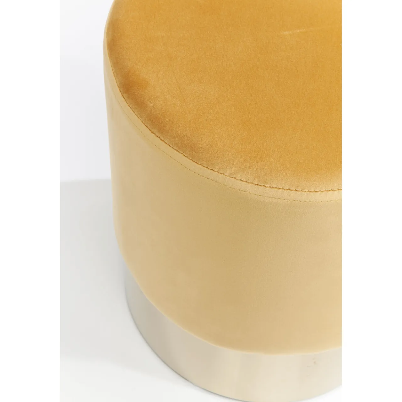 KARE Design Tabouret Cherry Orange Laiton O35Cm
