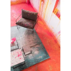 KARE Design Tapis Àbstract Light Bleu 170X240Cm Hot