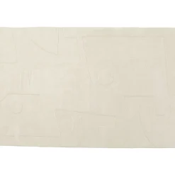 KARE Design Tapis Conor Blanc Casse 170X240Cm
