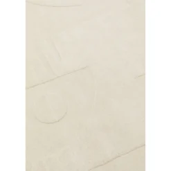 KARE Design Tapis Conor Blanc Casse 170X240Cm