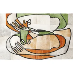 KARE Design Tapis Thoughts Faces 170X240Cm Sale