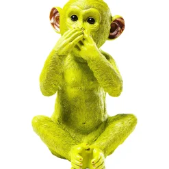 KARE Design Tirelire Monkey Iwazaru Citron Vert Hot
