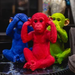 KARE Design Tirelire Monkey Iwazaru Citron Vert Hot
