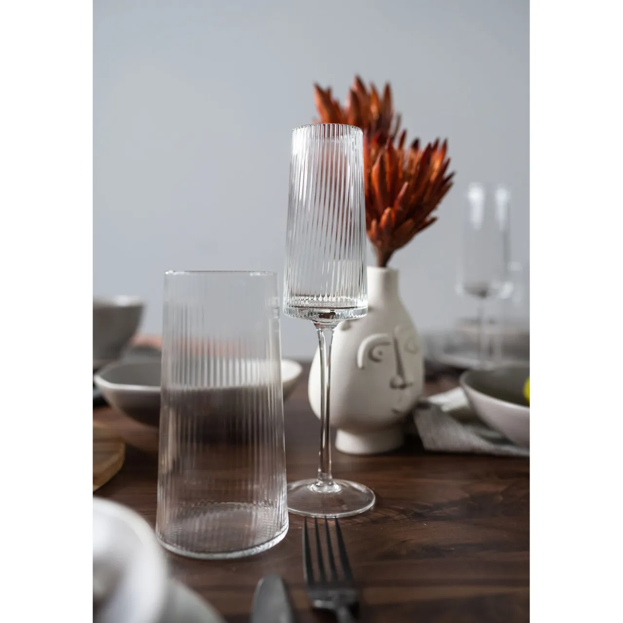 KARE Design Verre À Champagne Riffle Clearance