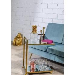 KARE Design Verre A Eau Diamond Dore Rim Discount