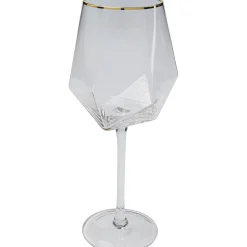 KARE Design Verre A Vin Diamond Dore Rim Online