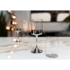 KARE Design Verre A Vin Electra Argente Clearance